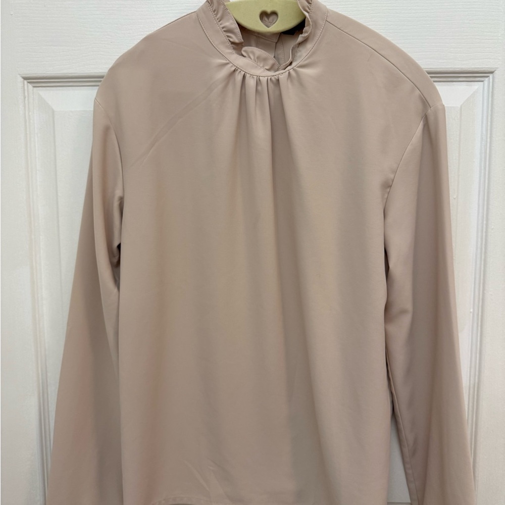 Elegant Beige Women's Top